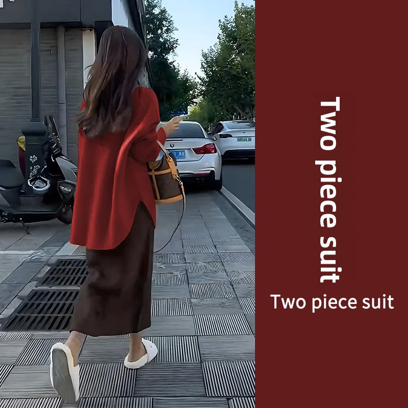 Elegant Women's Knitwear Set