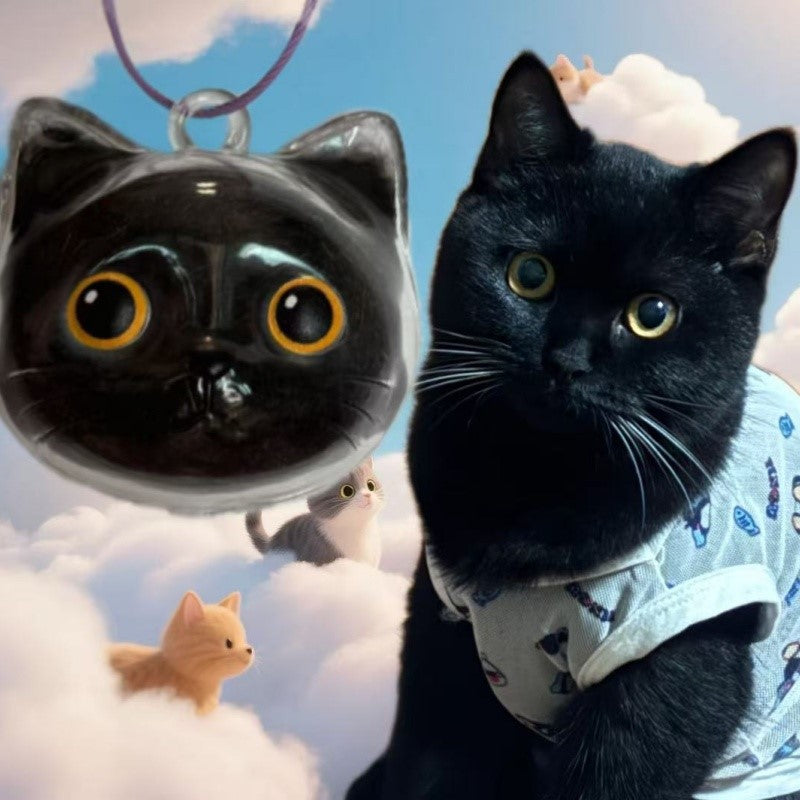 Cartoon Pet Hair Storage Keychain Pendant