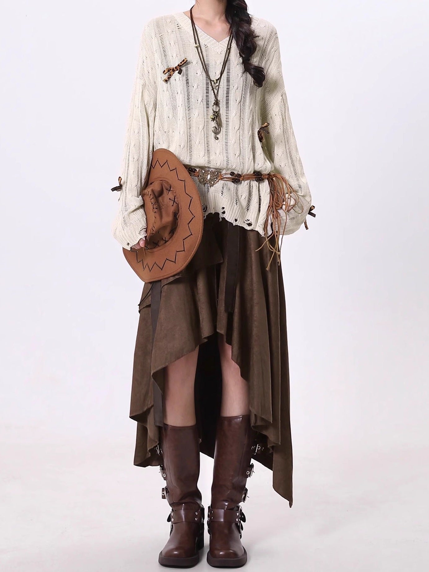 Melard Vintage A-line Skirt