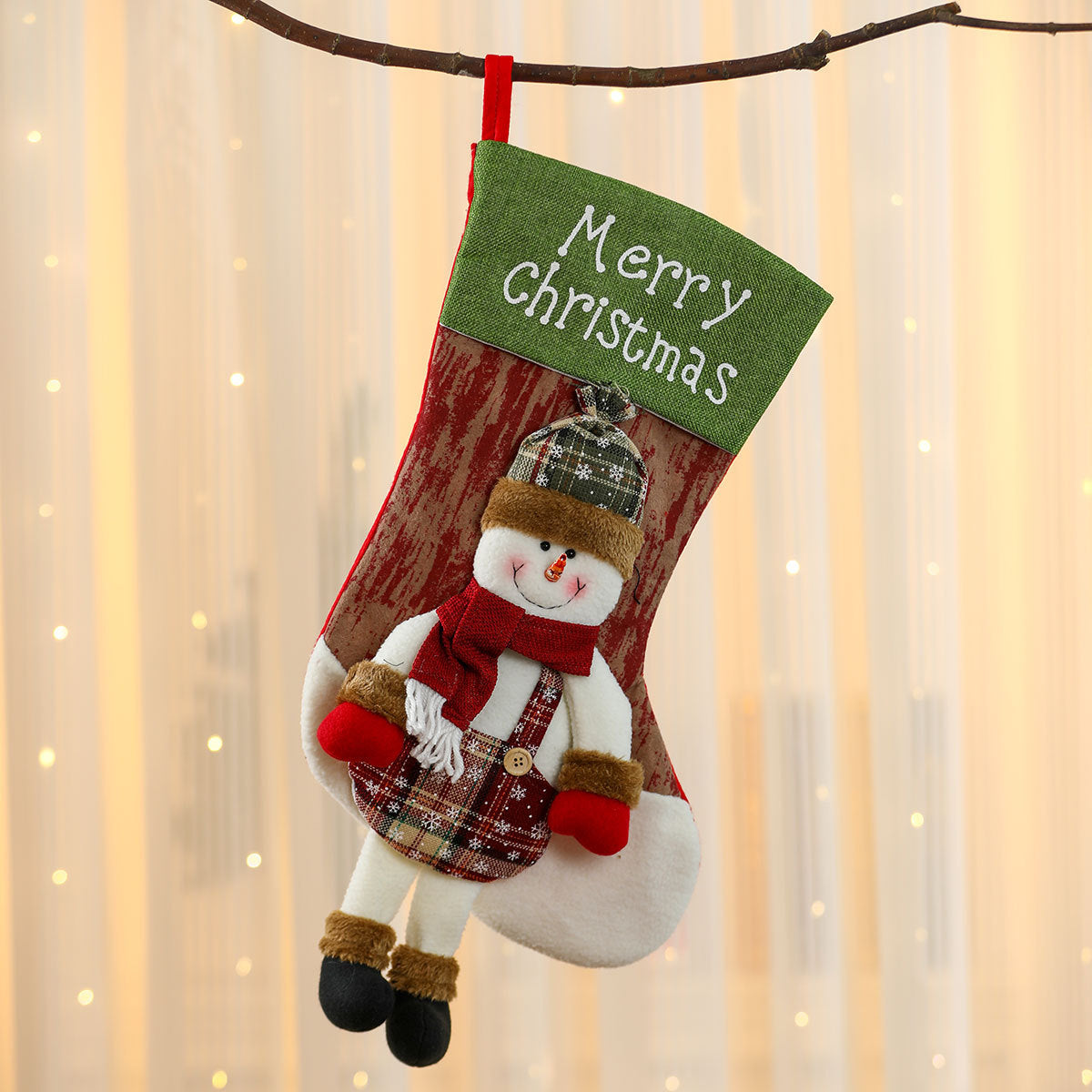 Christmas Gift Sock Hanging Bag