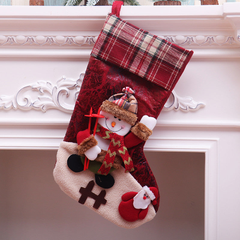 Christmas Gift Sock Hanging Bag