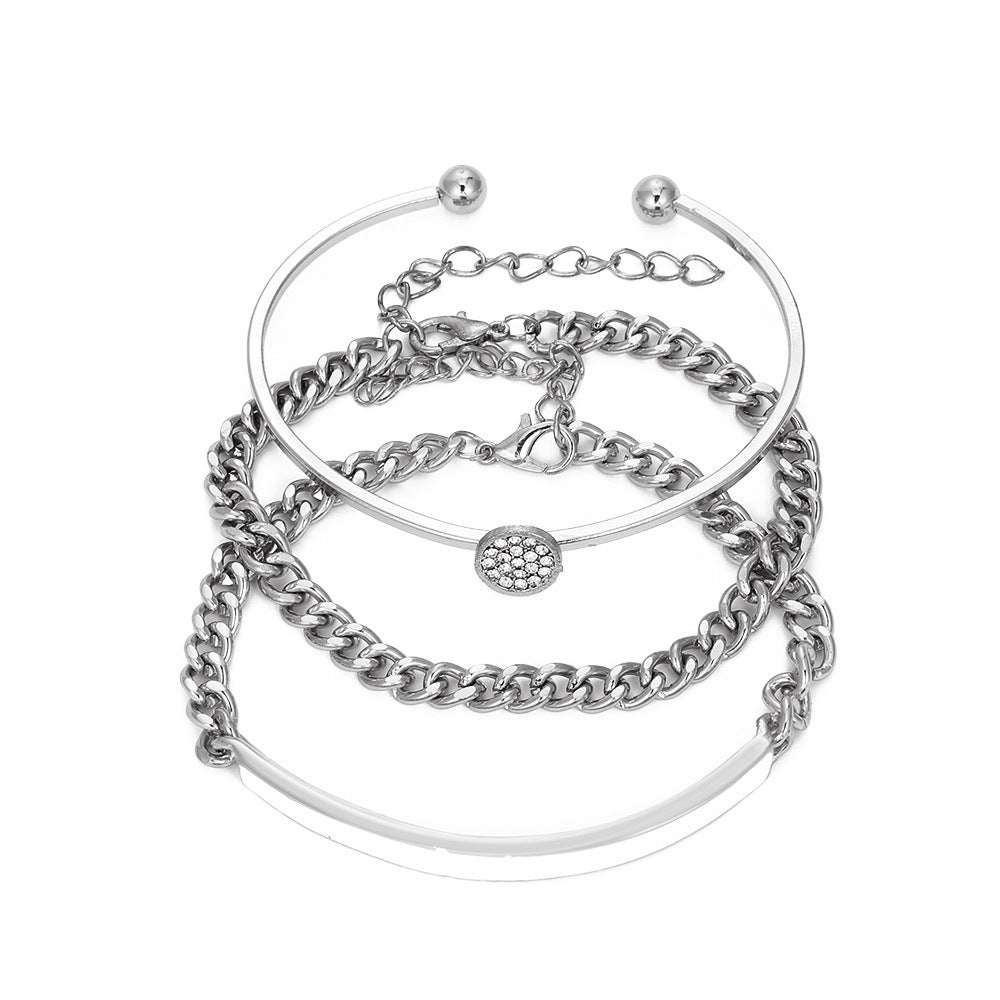 Women's Bohemian 8-Shaped Heart Alloy Bracelet