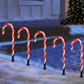 Solar Candy Cane Christmas Lights for Garden Decoration