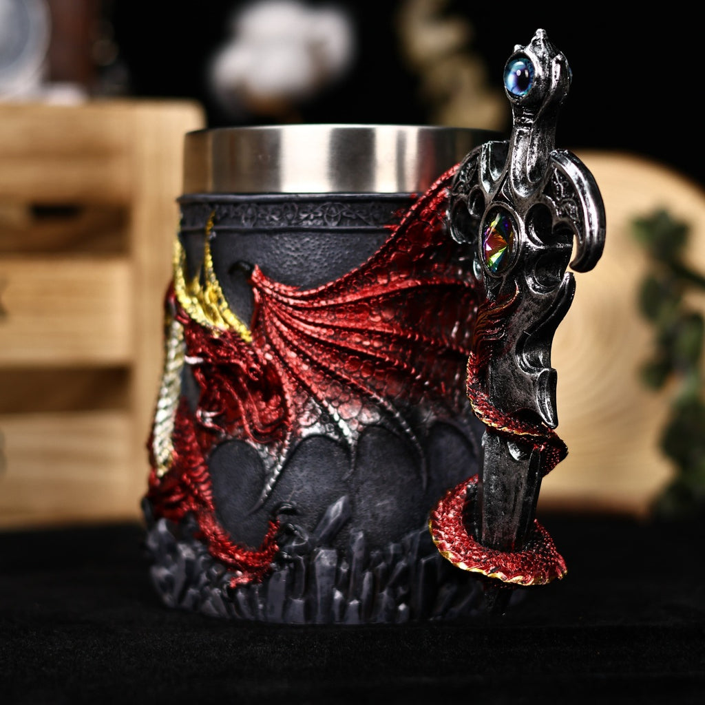 Creative Dragon Battle Stainless Steel Mug