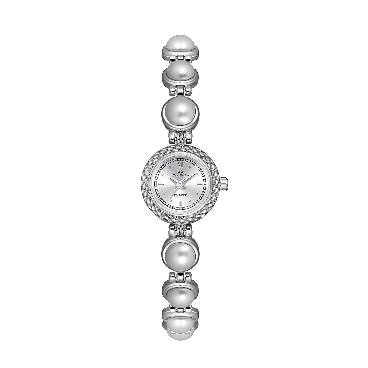 Women's Elegant Light Luxury Pearl Bracelet Watch
