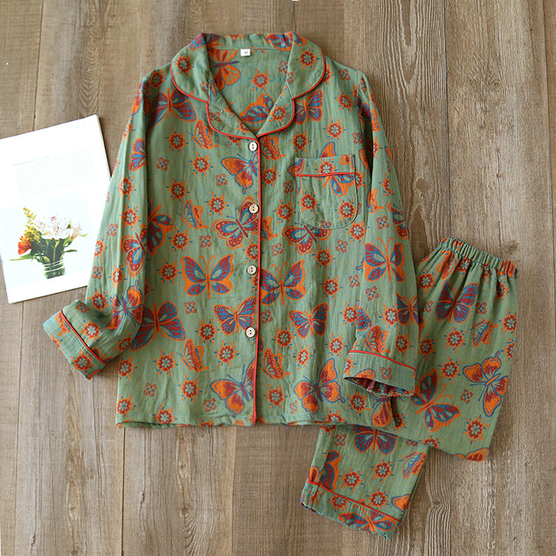 Women's Ethnic Cotton Pajama Set