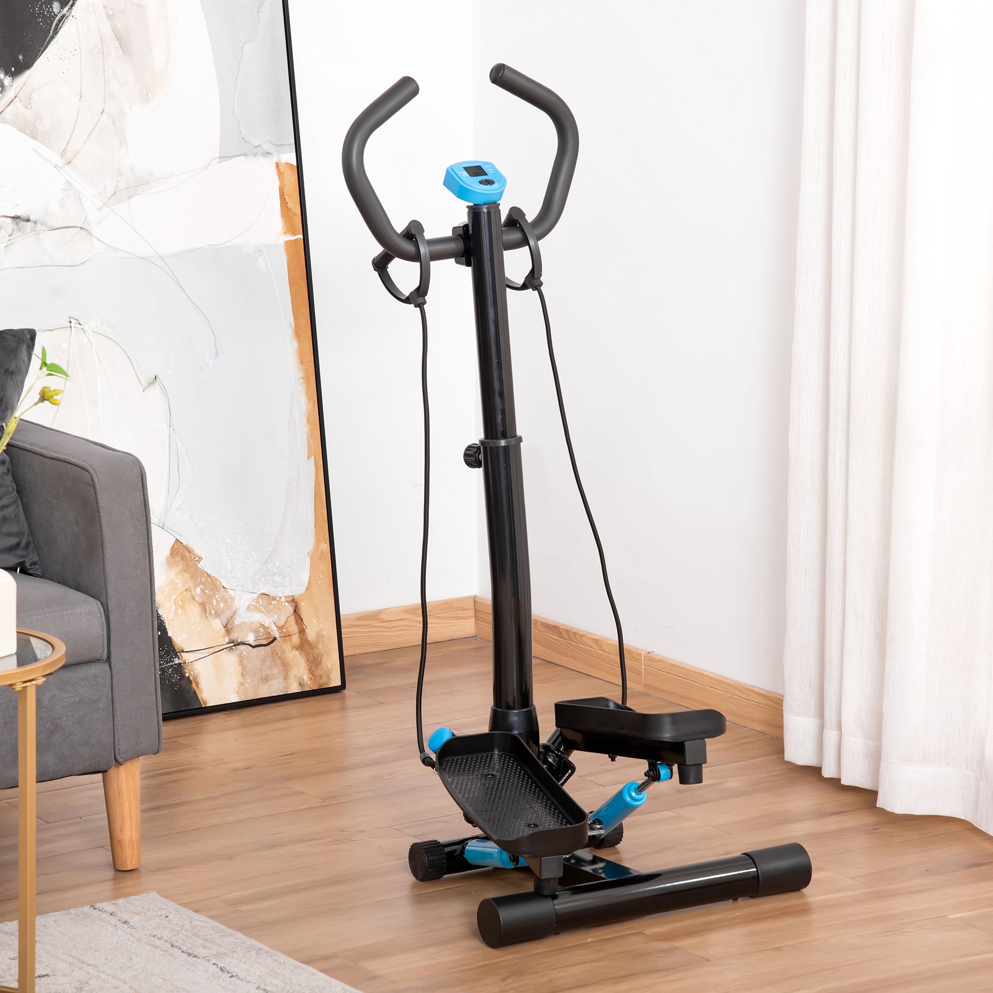 Twist Stepper Machine with Resistance Bands