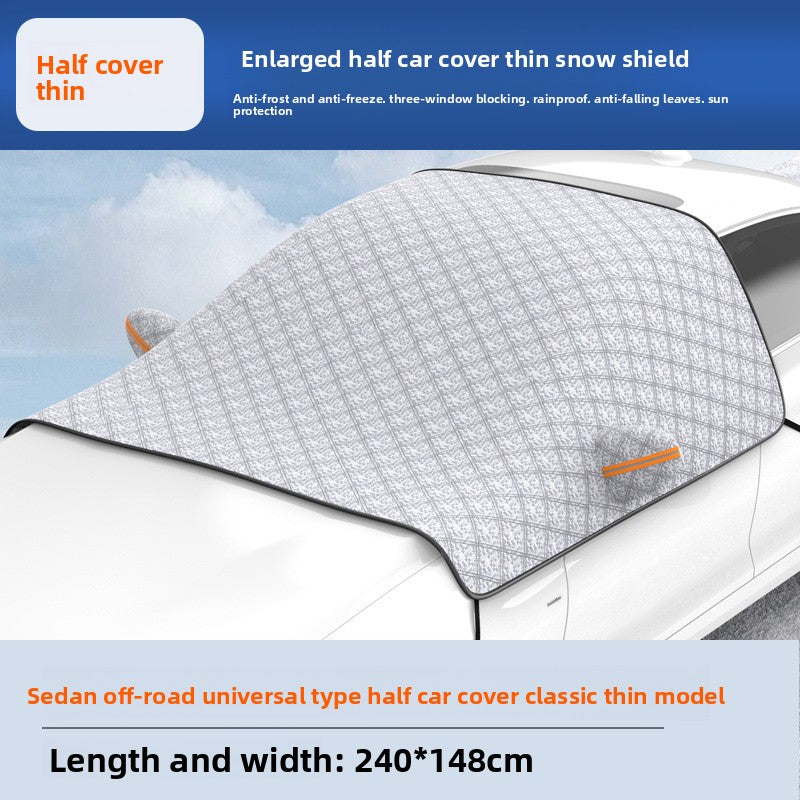 Magnetic Thickened Car Wind Shield Cover for Snow