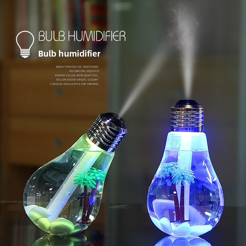 USB Air Humidifier Mini Desktop Light Bulb Humidifier