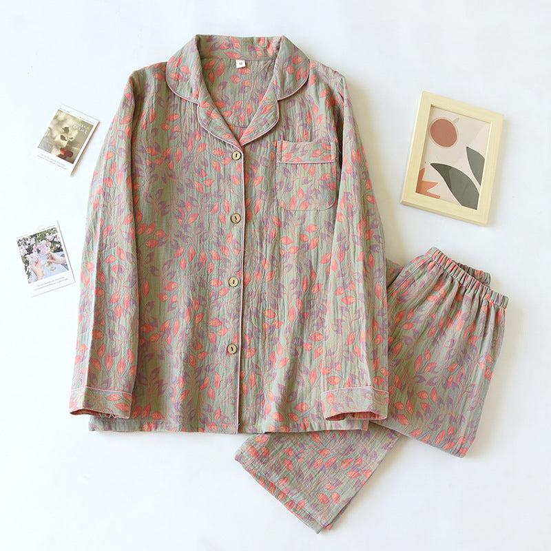 Women's Ethnic Cotton Pajama Set