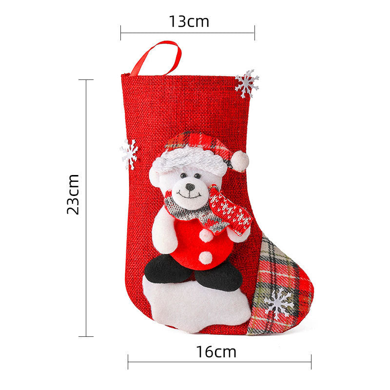 Christmas Gift Sock Hanging Bag