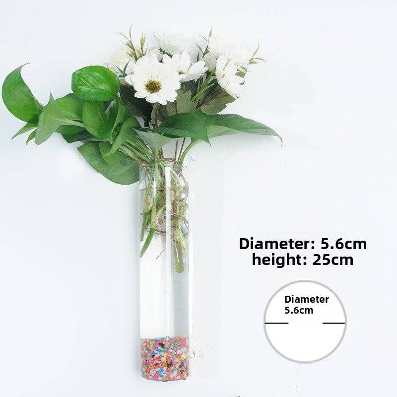 Hanging Hydroponic Glass Vase for Plants Wall Decor