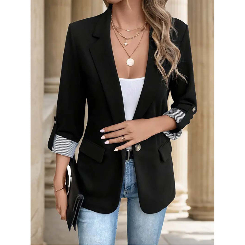 Women's Casual Blazers Open Front Long Sleeve, Business or Casual Outfit