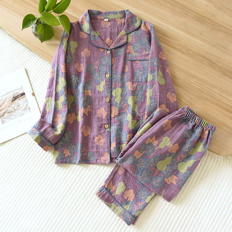 Women's Ethnic Cotton Pajama Set