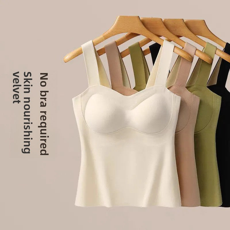 Women's Thermal Vest with Built-in Heating and Chest Pad