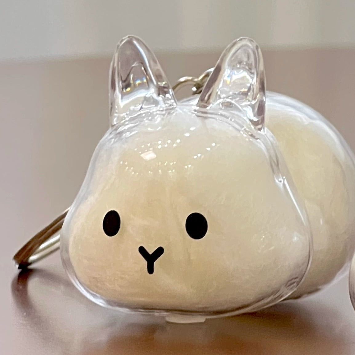 Cartoon Pet Hair Storage Keychain Pendant