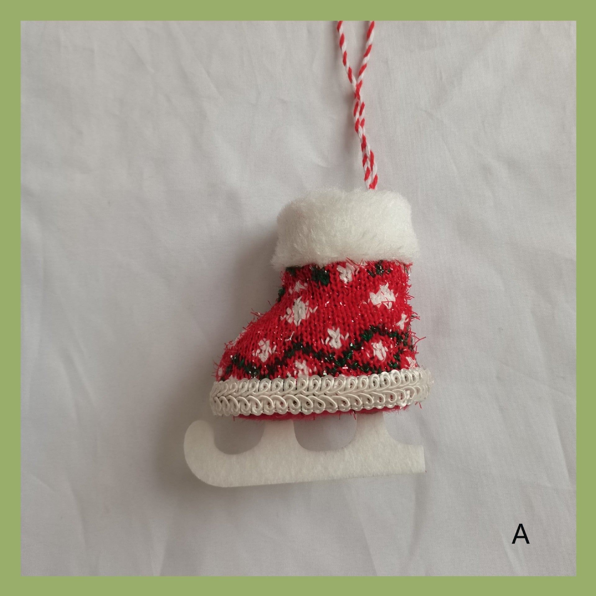 Christmas Skates Decorative Pendant
