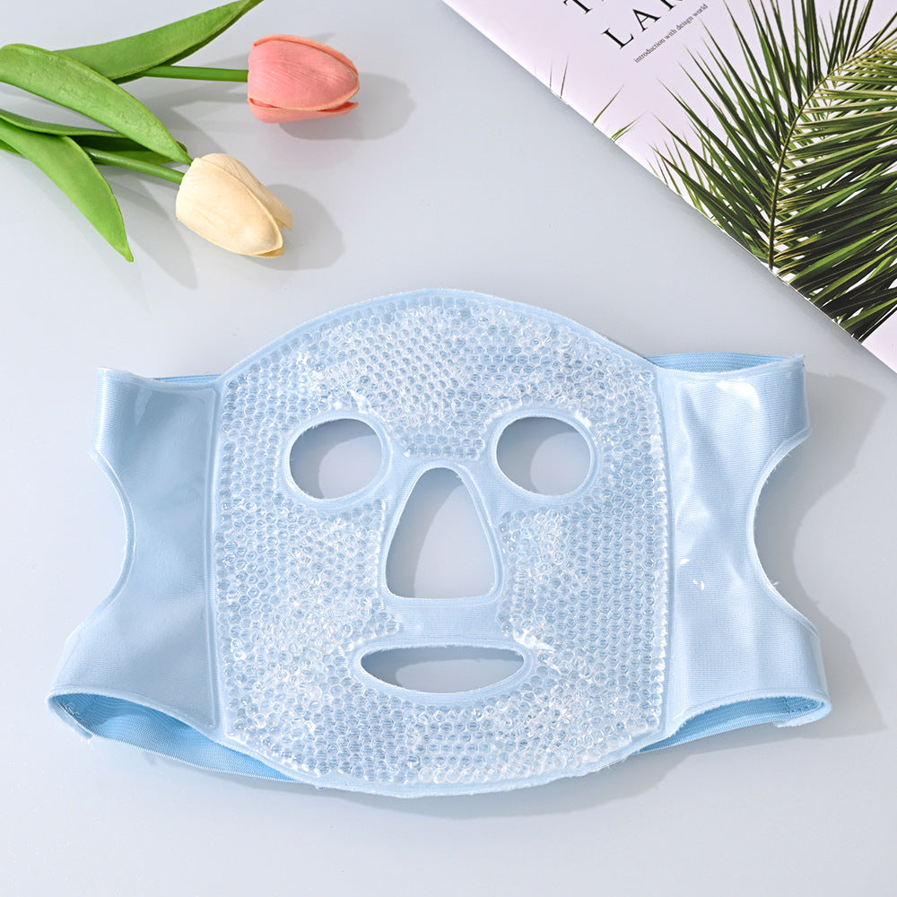Reusable Cooling Face Mask with Ice Beads