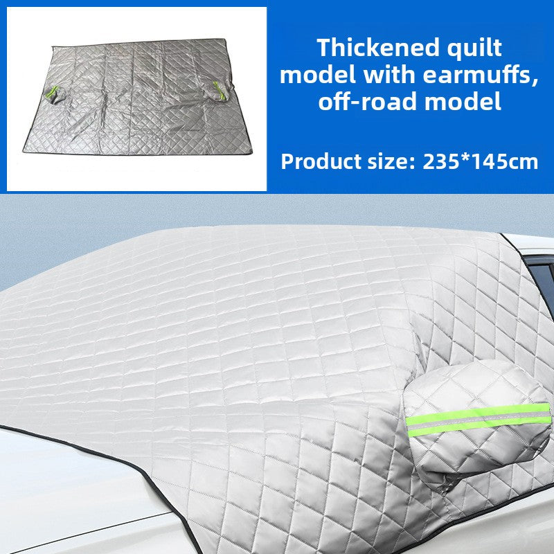 Magnetic Thickened Car Wind Shield Cover for Snow