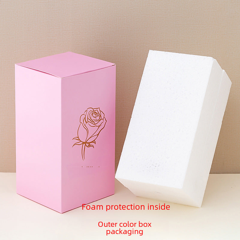 Eternal flower glass cover