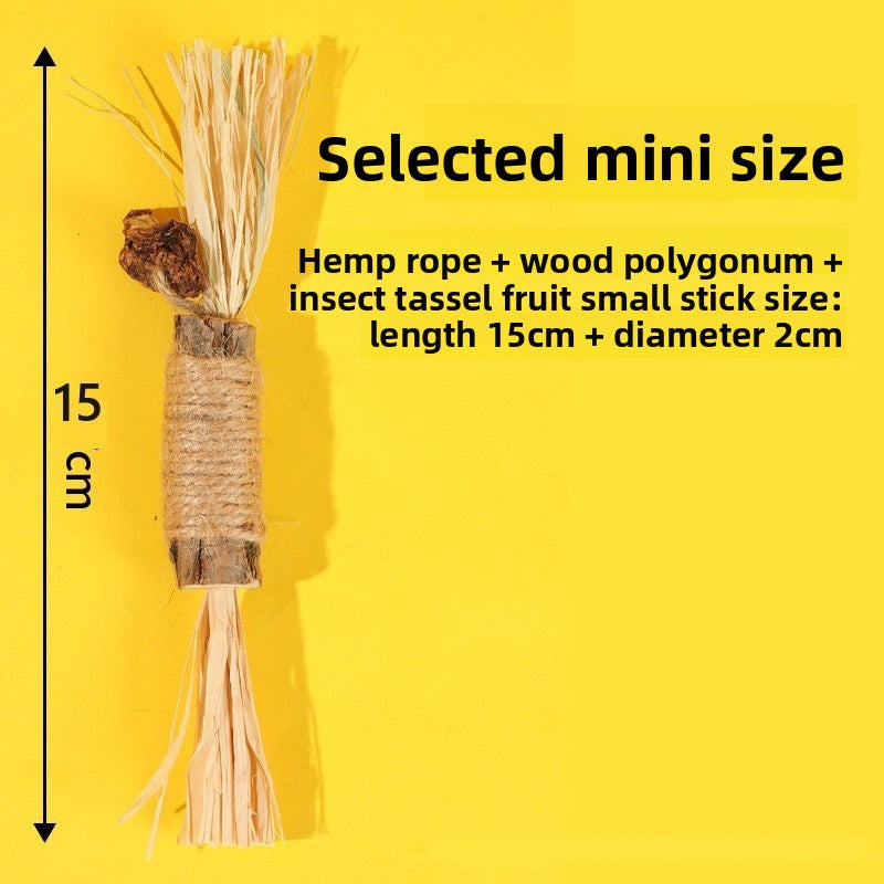 Natural Cat Chew Toy with Catnip for Dental Care