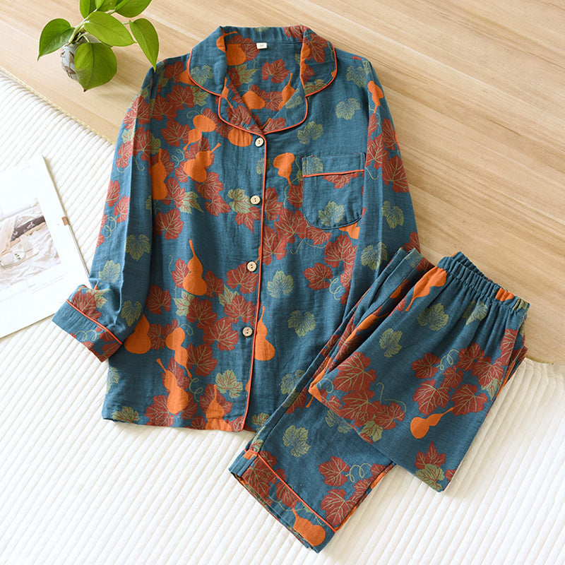 Women's Ethnic Cotton Pajama Set
