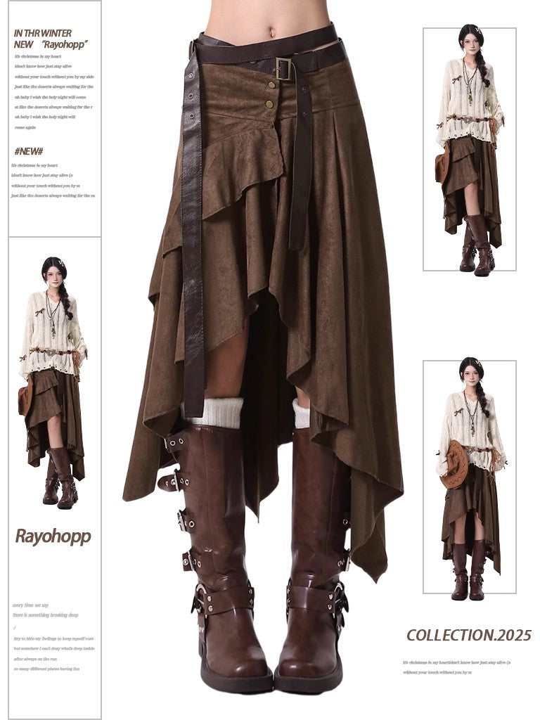 Melard Vintage A-line Skirt