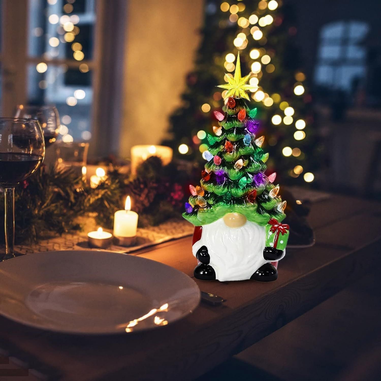 Christmas tree table decoration