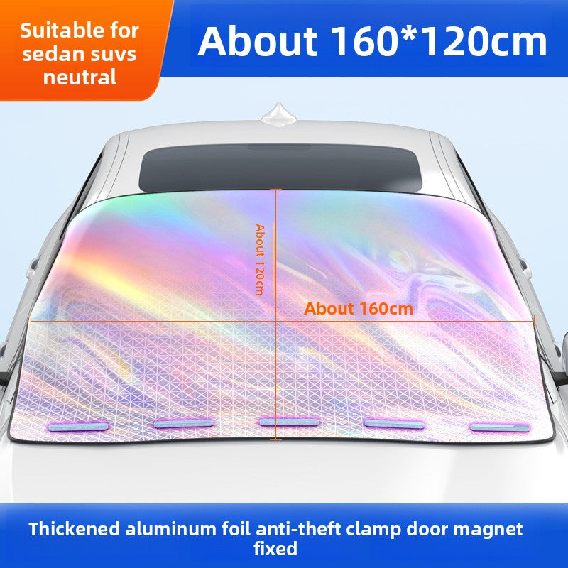 Magnetic Thickened Car Wind Shield Cover for Snow