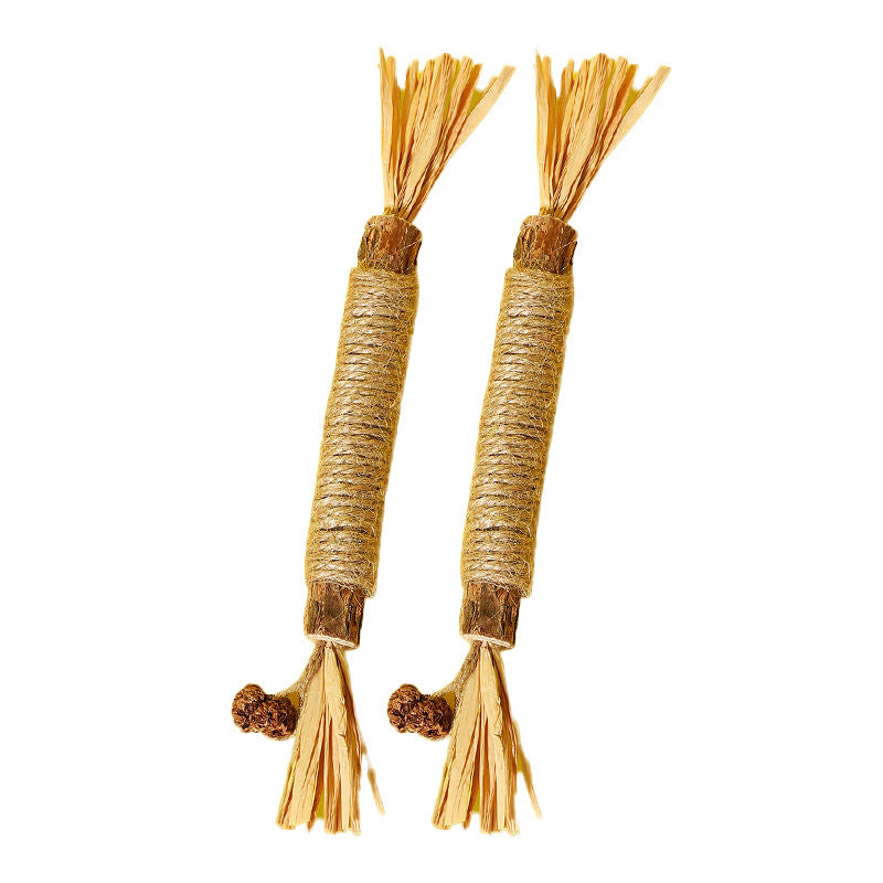 Natural Cat Chew Toy with Catnip for Dental Care