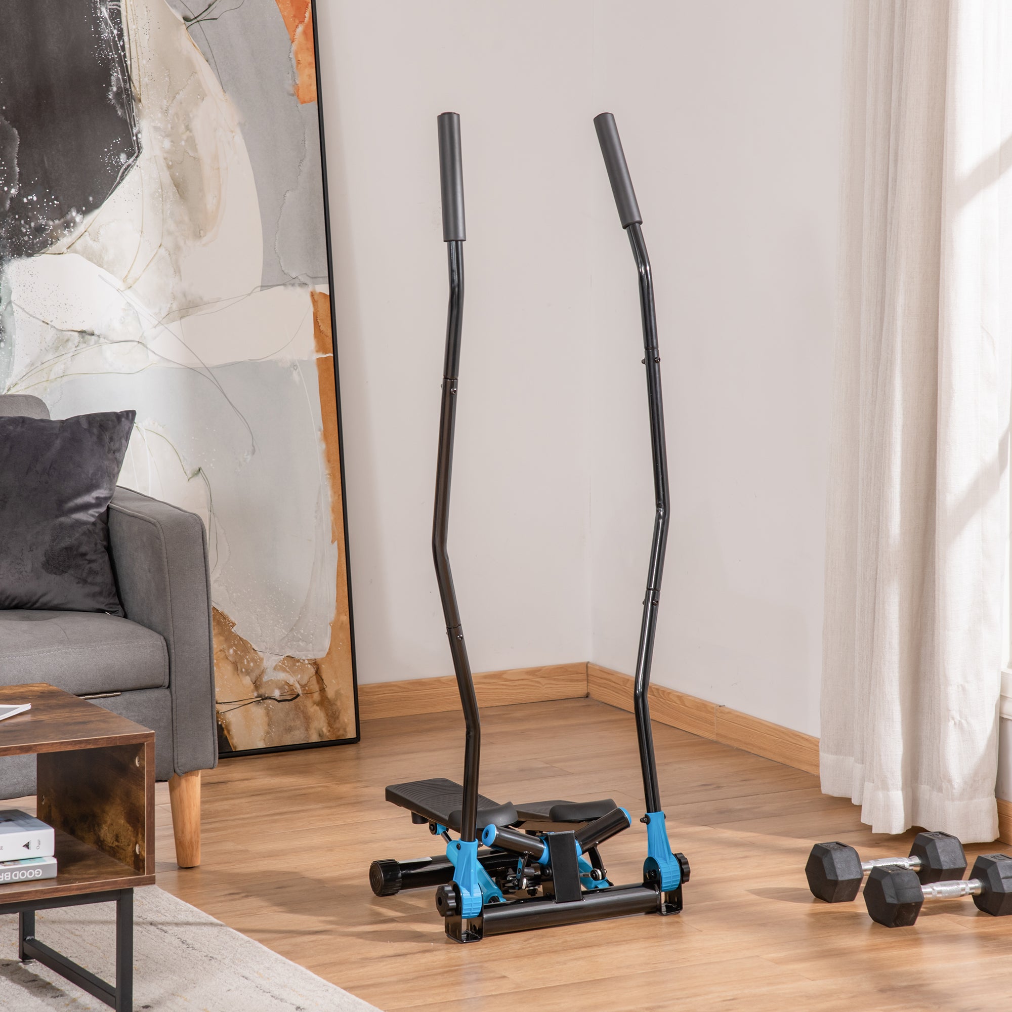 Twist Stepper Machine with Resistance Bands
