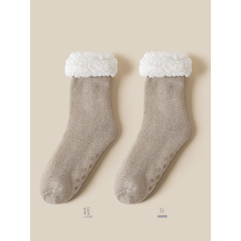 Fleece-Lined Winter Socks for Men