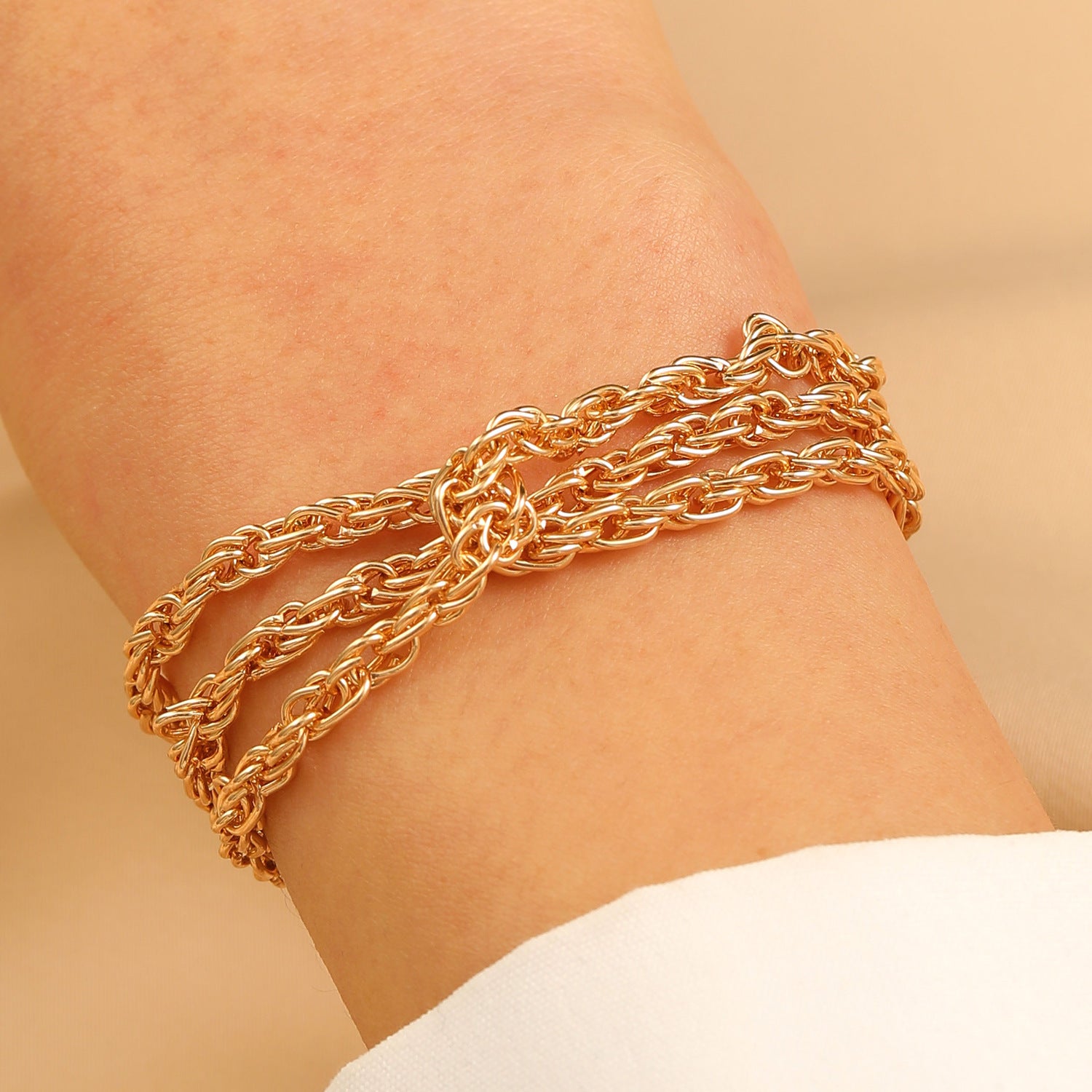 Women's Bohemian 8-Shaped Heart Alloy Bracelet