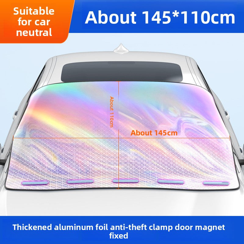Magnetic Thickened Car Wind Shield Cover for Snow
