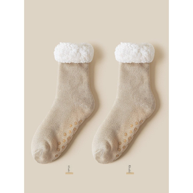 Fleece-Lined Winter Socks for Men
