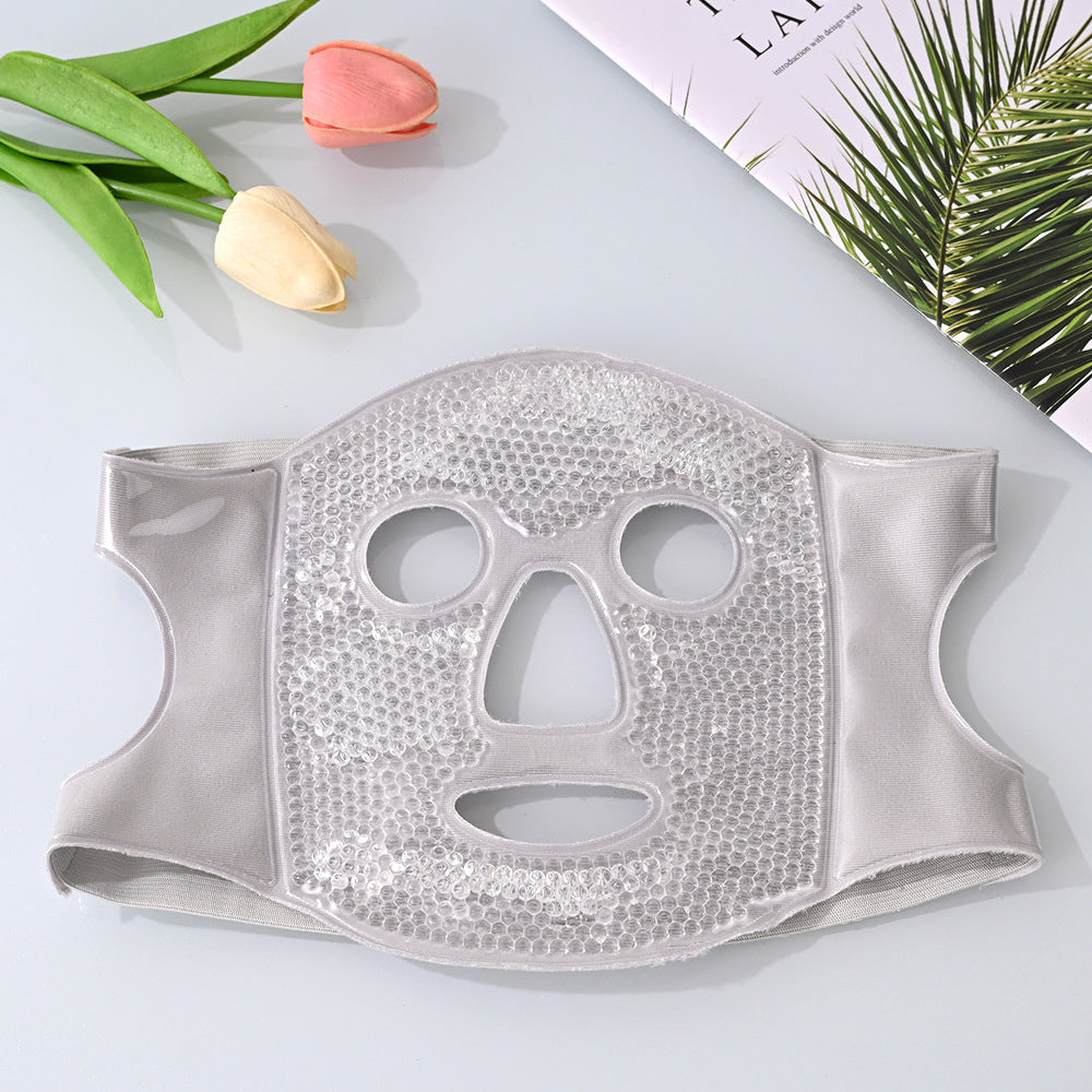 Reusable Cooling Face Mask with Ice Beads