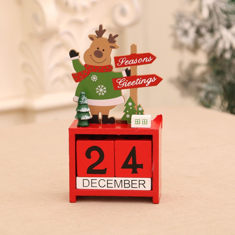 Wooden Calendar Ornament
