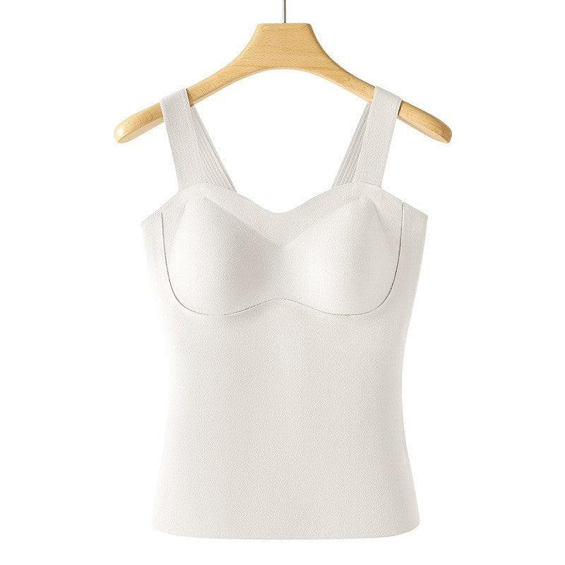 Women's Thermal Vest with Built-in Heating and Chest Pad