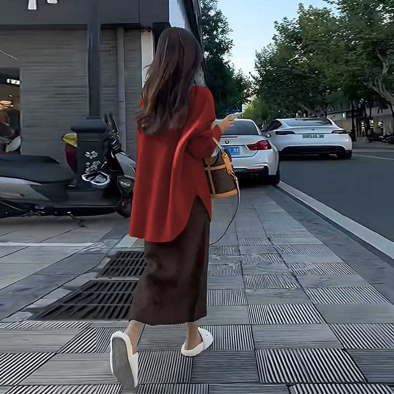 Elegant Women's Knitwear Set