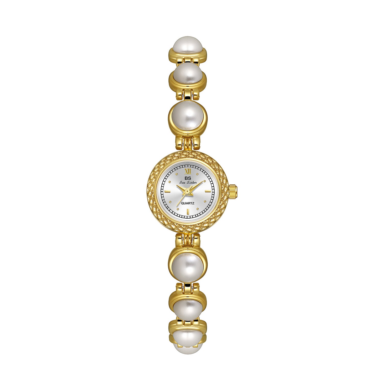 Women's Elegant Light Luxury Pearl Bracelet Watch