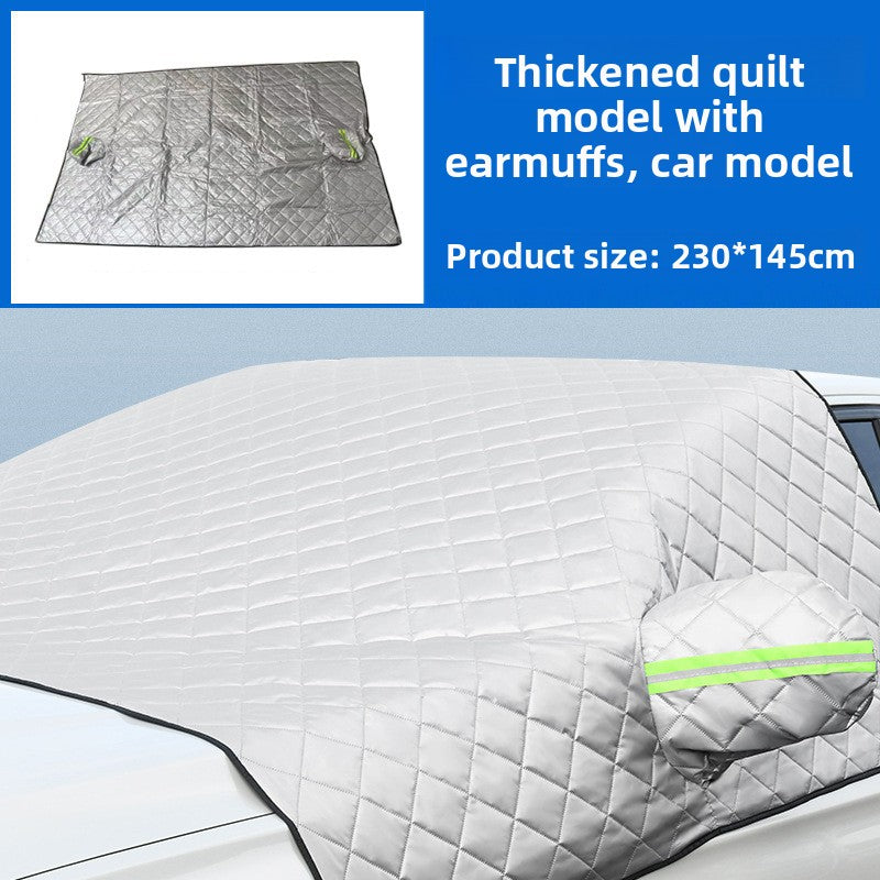Magnetic Thickened Car Wind Shield Cover for Snow