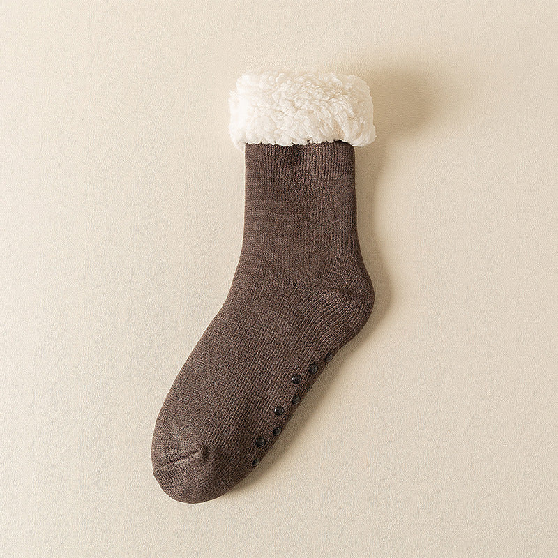 Fleece-Lined Winter Socks for Men