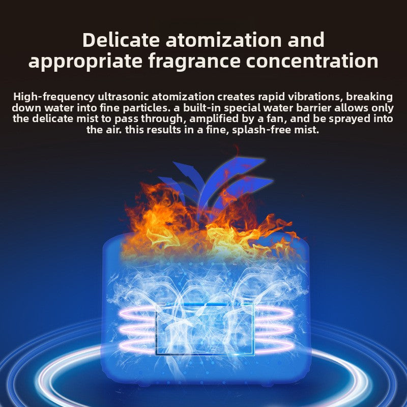 Creative Flame Simulation Humidifier with Aroma Diffuserr
