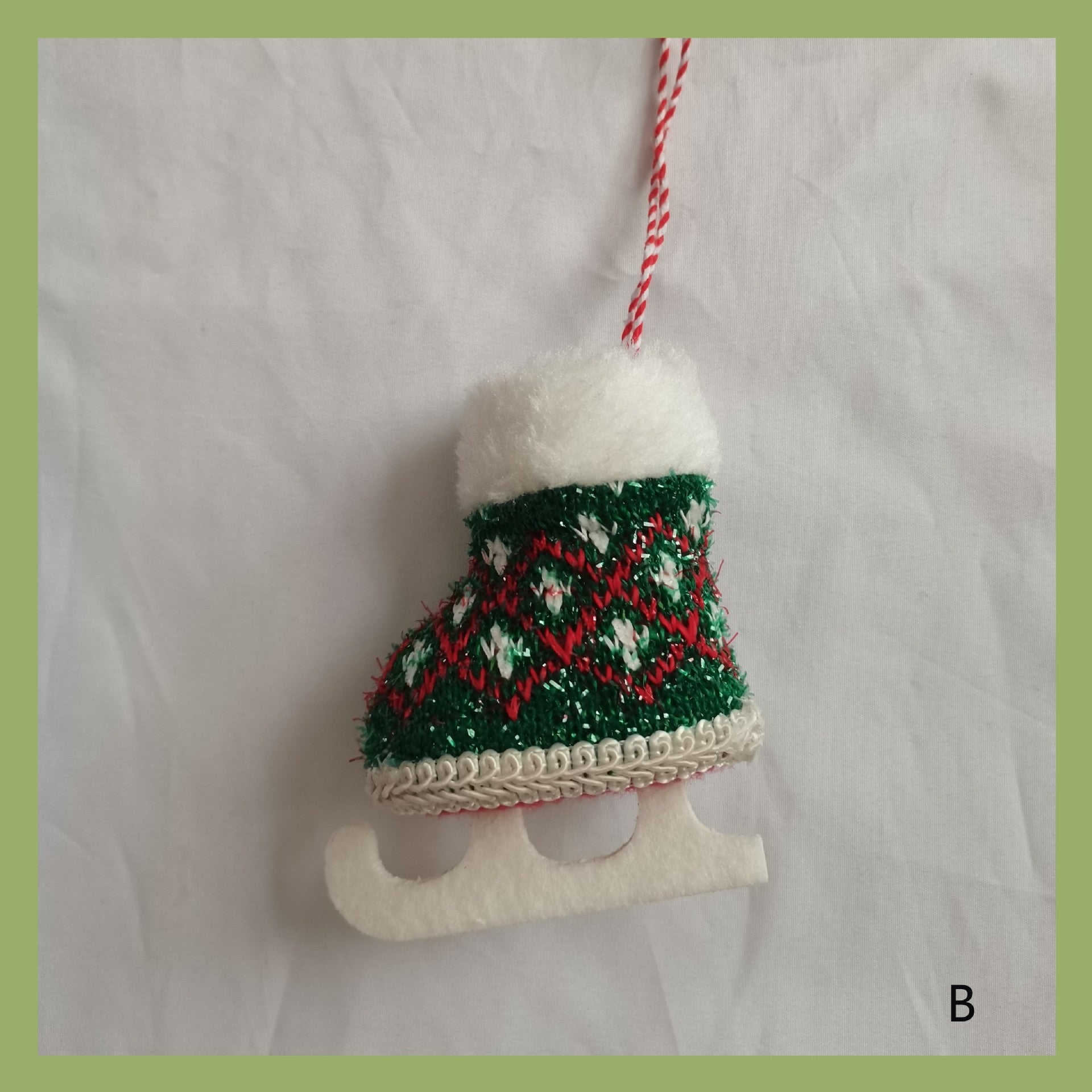 Christmas Skates Decorative Pendant