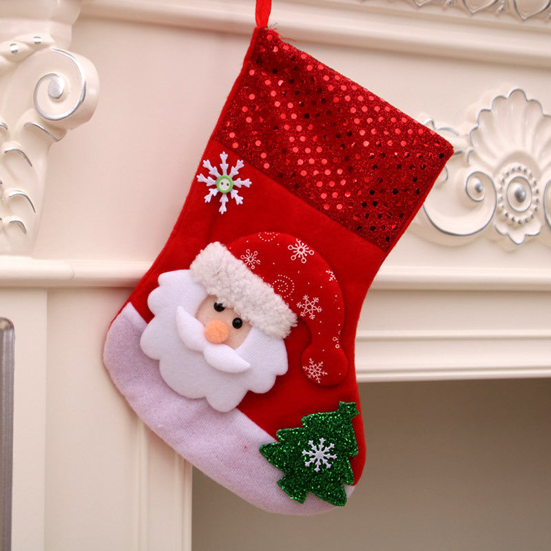 Christmas Gift Sock Hanging Bag