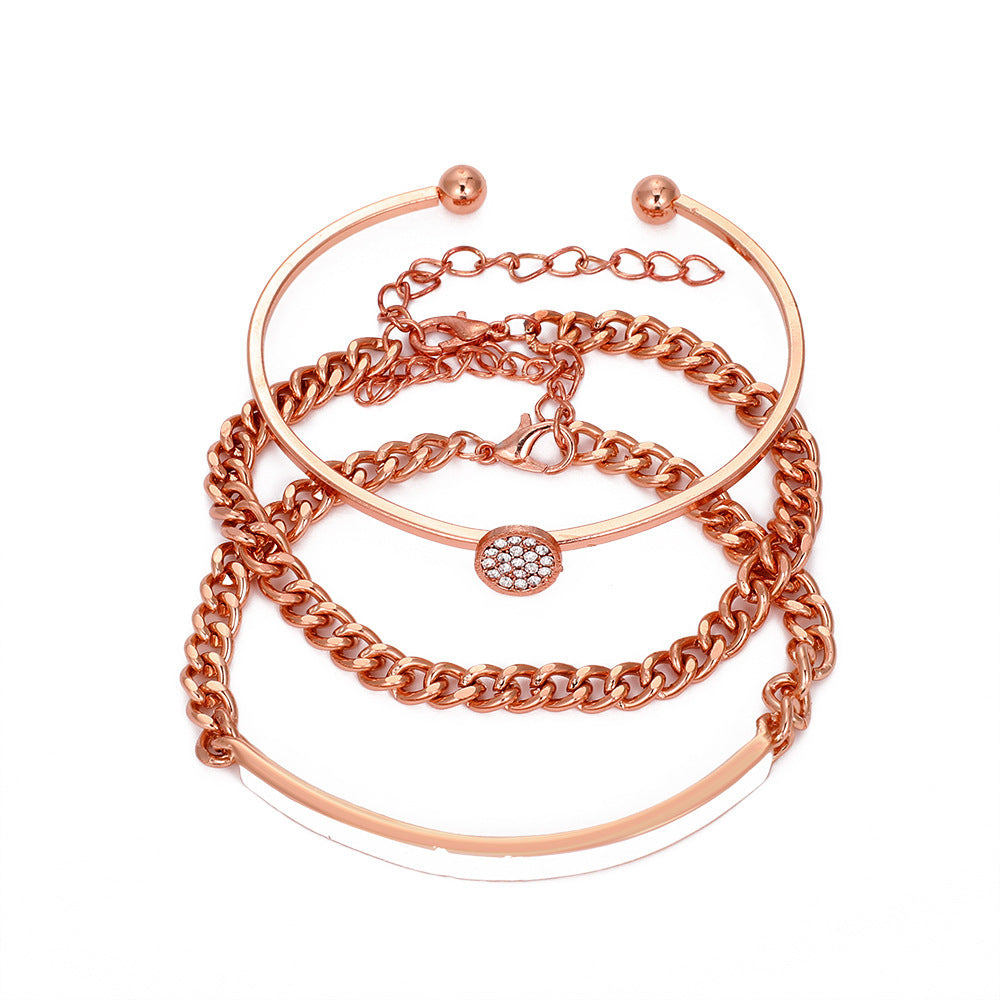 Women's Bohemian 8-Shaped Heart Alloy Bracelet