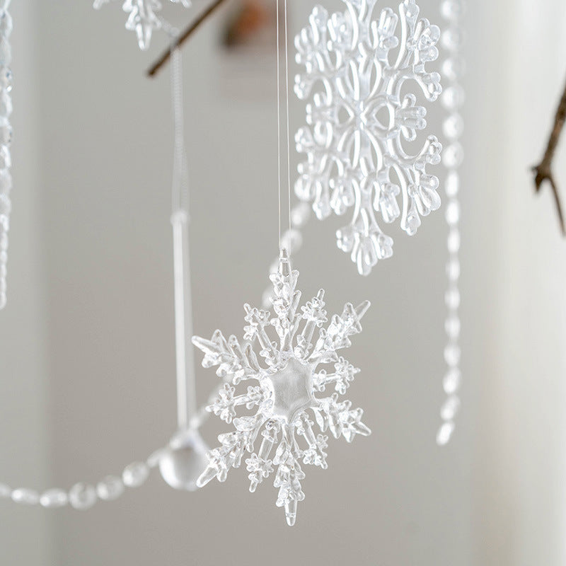 Christmas Tree Decoration Snowflake Pendant