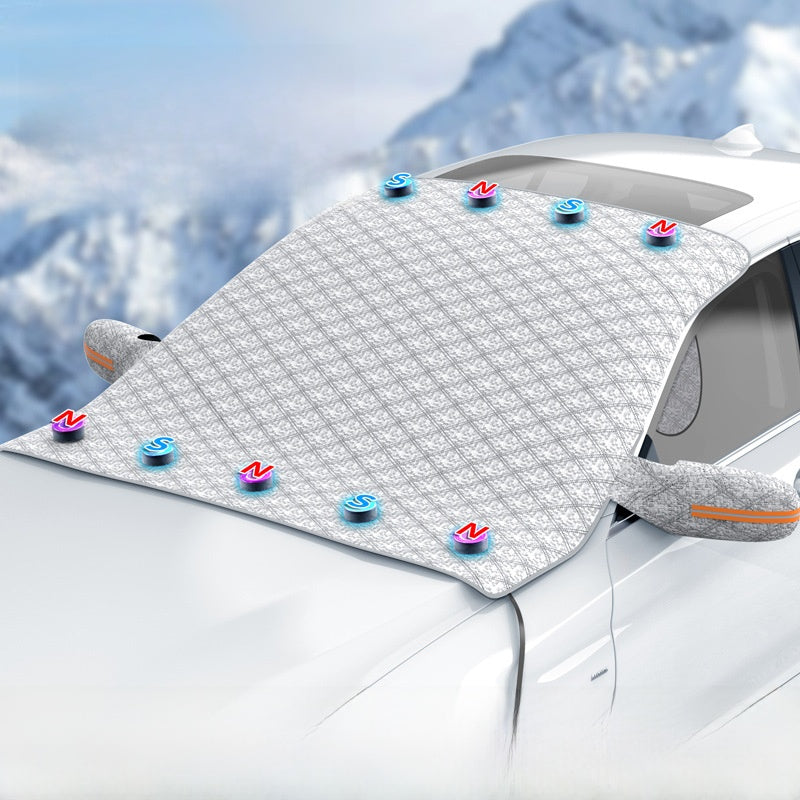 Magnetic Thickened Car Wind Shield Cover for Snow