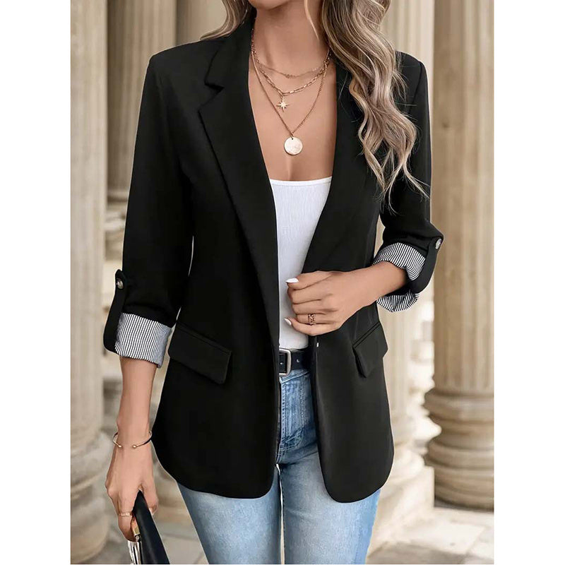 Women's Casual Blazers Open Front Long Sleeve, Business or Casual Outfit