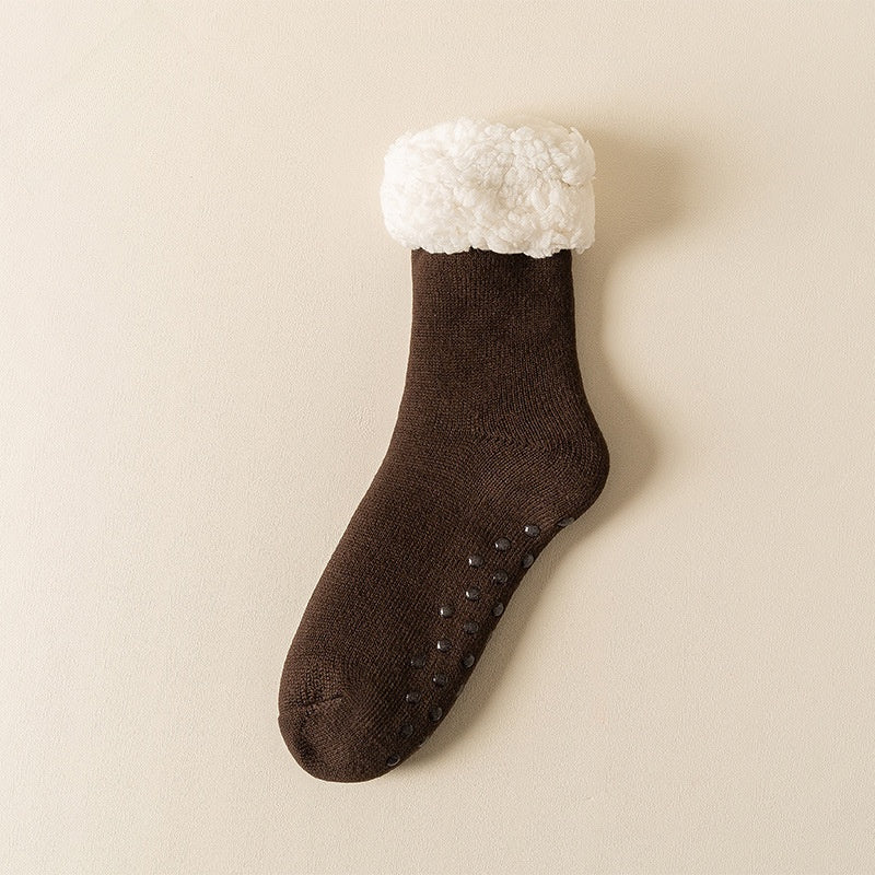 Fleece-Lined Winter Socks for Men
